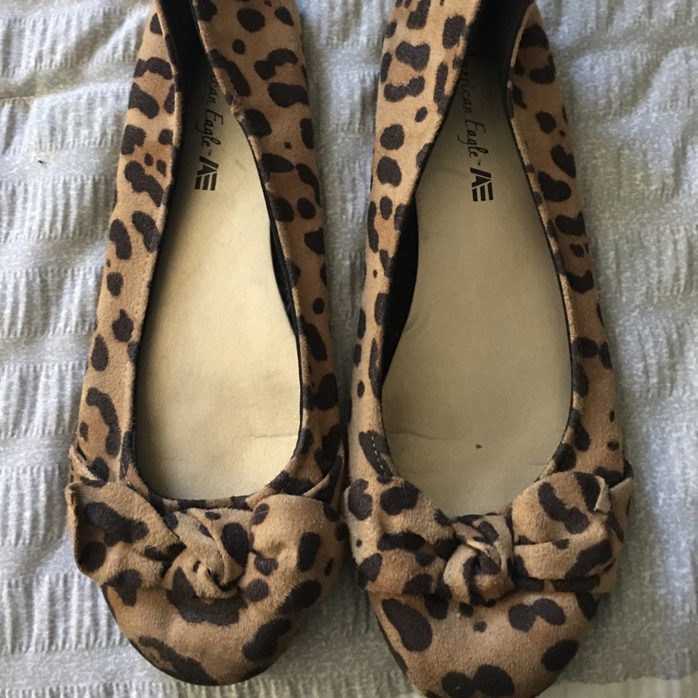 Leopard Print American Eagle Flats